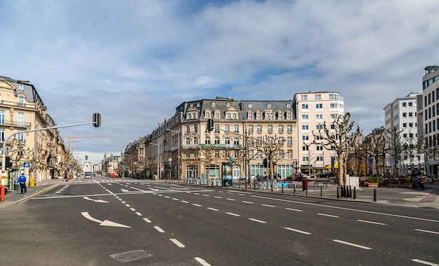 Place de Paris in Luxembourg city