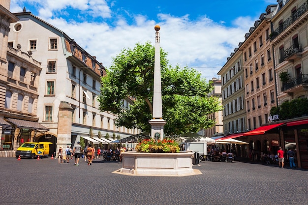 Place du Molard square Geneva