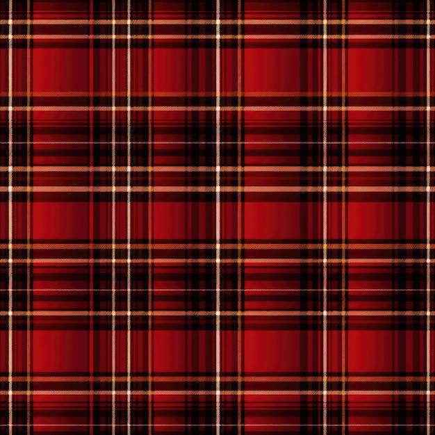 plaid pattern painting with red background