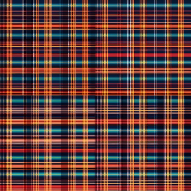 A plaid pattern with the word art on it