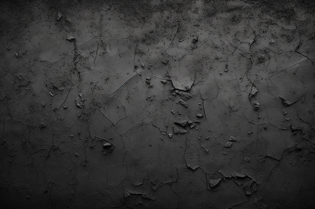 Plain black background made of concrete