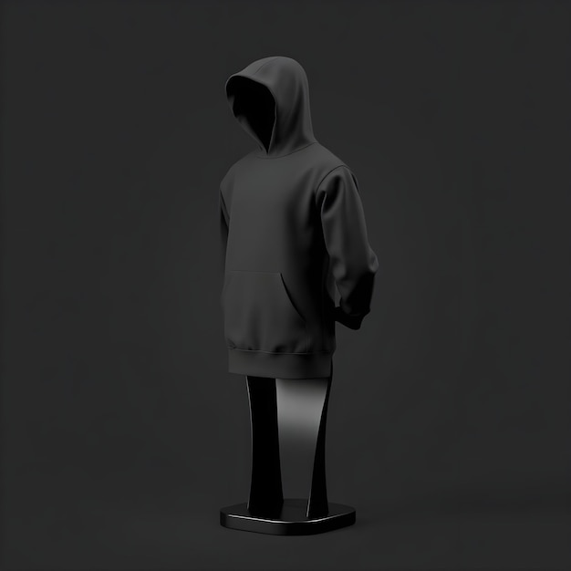 Photo plain hoodie mockup design