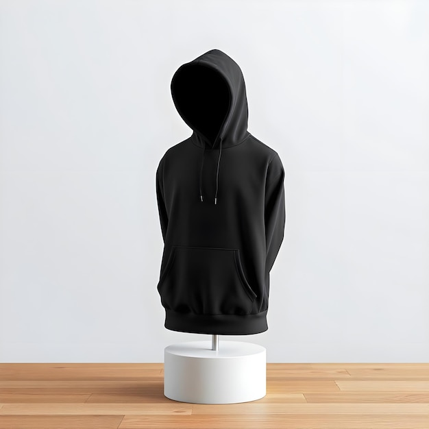 Photo plain hoodie mockup design