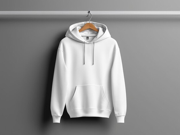 Photo plain hoodie mockup