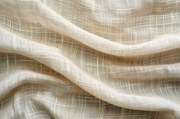 Plain white cotton linen canvas fabric texture background neutral colors subtle linen weave patter