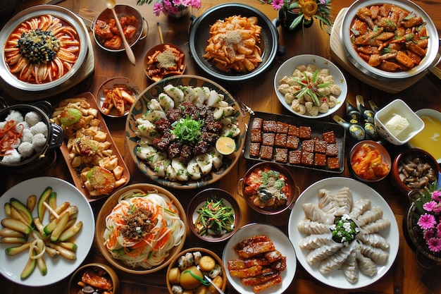 Plan a Chuseok family reunion and dinner celebrati generative ai