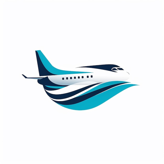 Plane Icon Logo Vector Illustration Departure