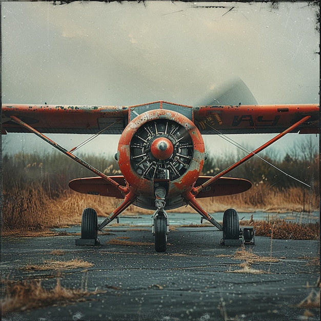 Photo a plane with the word  air  on the tail