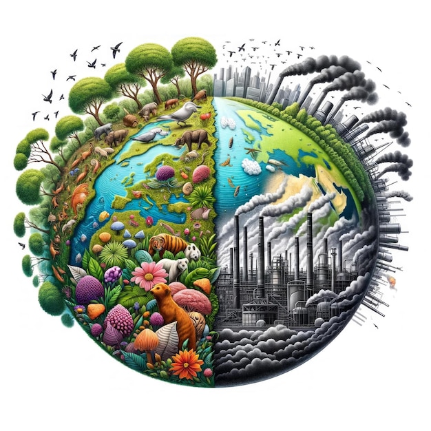 Planet earth the coexistence of ecology and industry