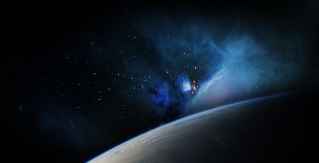 Planet Earth on space background Elements of this image furnished by NASA