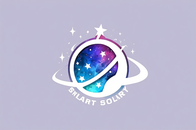 Photo planet galaxy space star logo inspiration