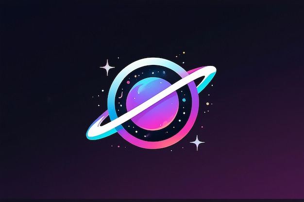 Photo planet galaxy space star logo inspiration