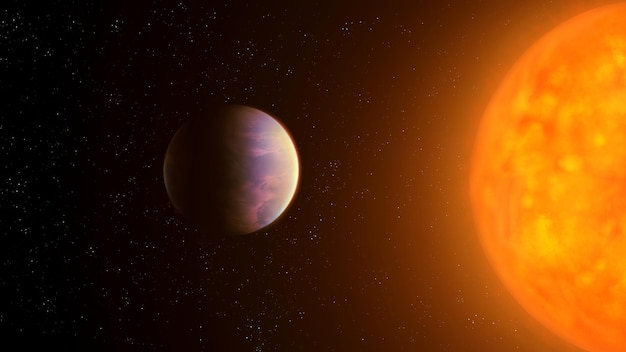 A planet with liquid on the surface on which life is possible