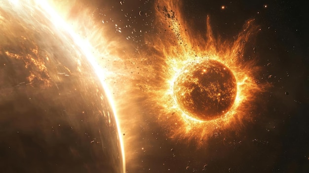 A Planet39s Demise As A Star Explodes