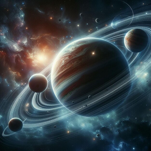 Planets of the solar system in the universe