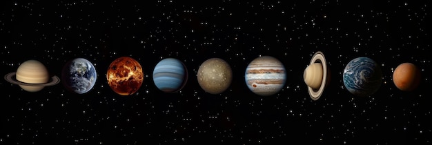 Photo planets of the solar system