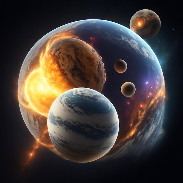 Planets Worlds Globes Solar Systems Spheres Celestial Bodies Heavenly Bodies Exoplanets