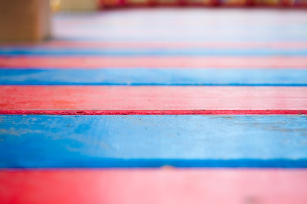 The planks to walk on Playground closeup