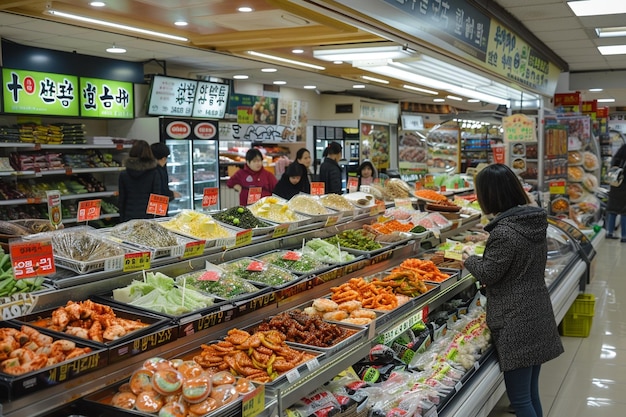 Planning a virtual tour of Korean food markets and generative ai