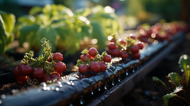 Plant in agricultural field Generative Ai