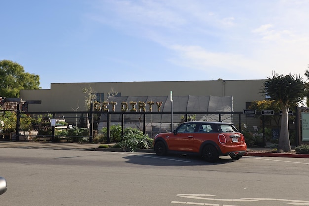 Plant nursery in downtown Half Moon bay California