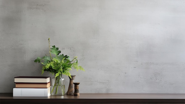 A plant on a table with a pot of greenery