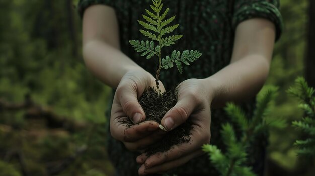 Photo plant a tree