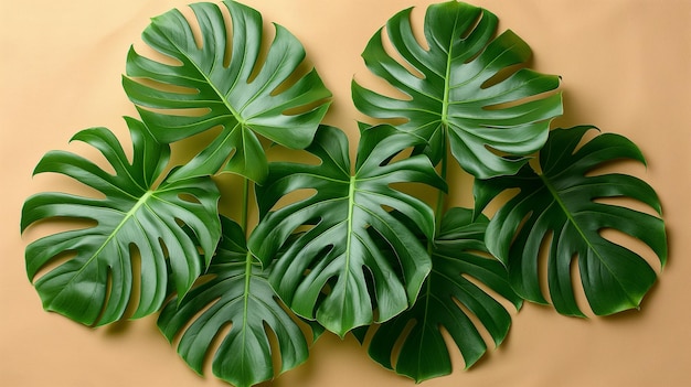 a plant with green leaves that are on a table