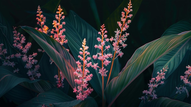 Plantas verdes de jardim de inverno