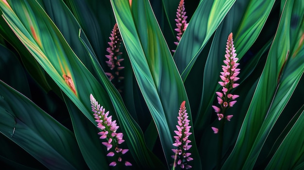 Plantas verdes de jardim de inverno