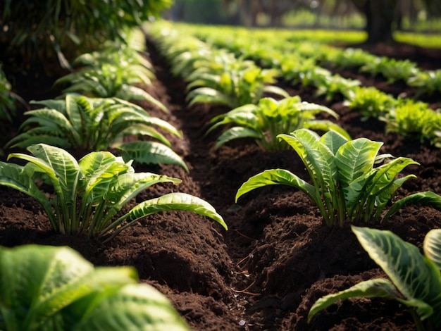 plants on the plantation