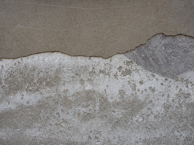 Plaster peeling off a wall