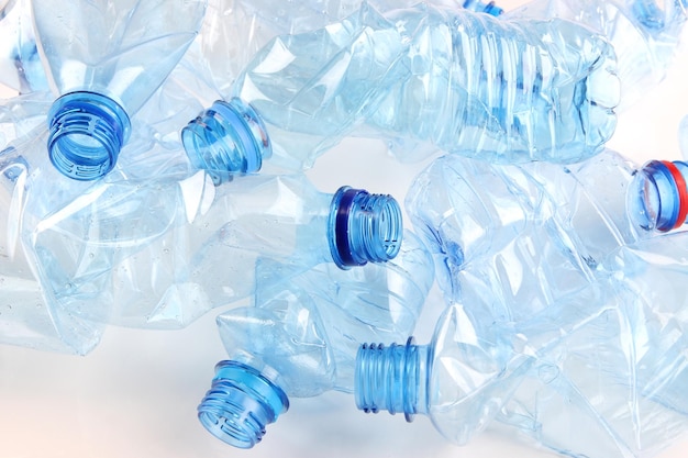 Plastic bottle close up