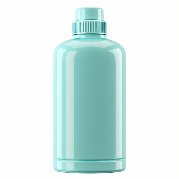 Plastic bottle isolated on a white background 3d rendering