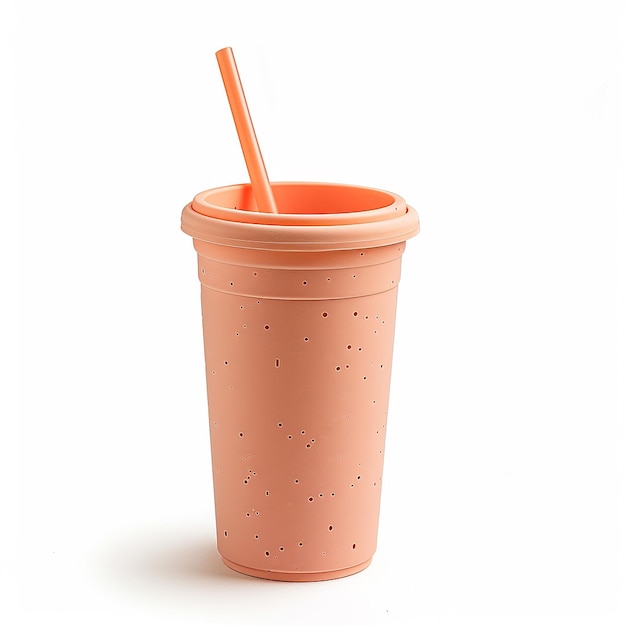 a plastic cup with a straw in it that says  drink