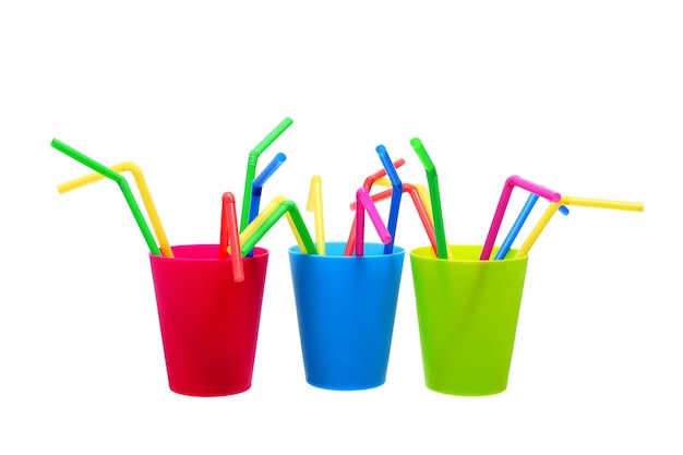 Plastic Cups and Straws