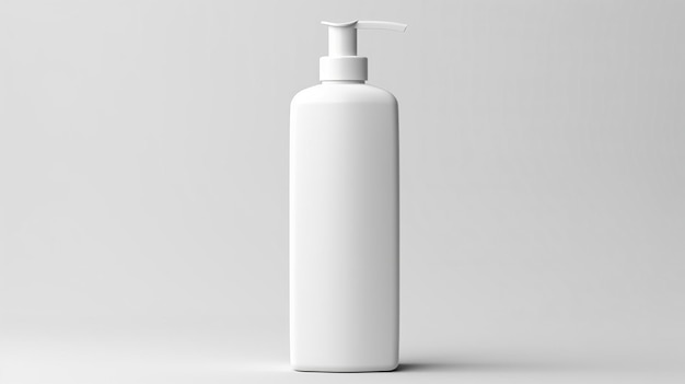 Plastic Dispenser Bottle Mockup