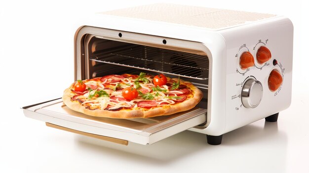 Photo plastic electric pizza oven overview