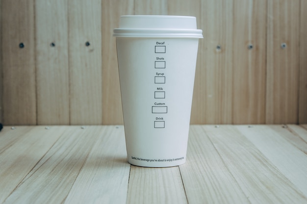 Plastic and Paper coffee cup