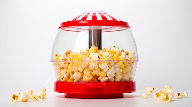 Photo plastic popcorn maker