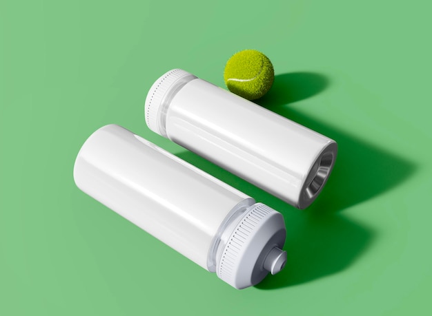 Plastic Sport Bottles with Tennis Ball