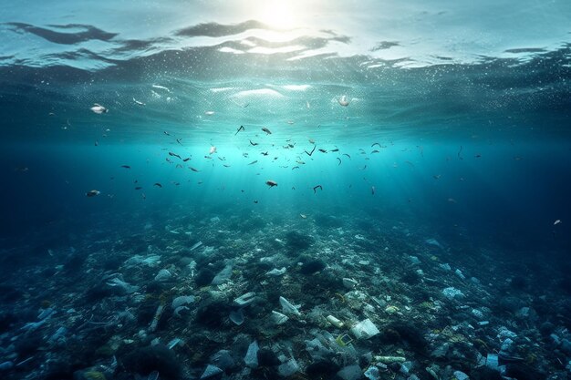 Plastic waste in the deep ocean