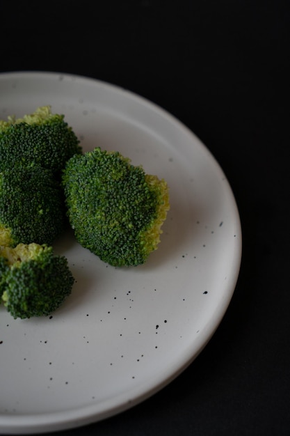 plate of broccoli