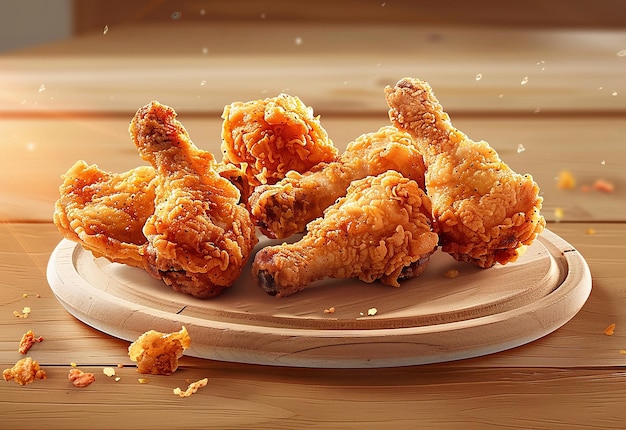 a plate of chicken wings is shown with a knife and a plate of food