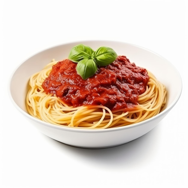 A plate of delicious spaghetti