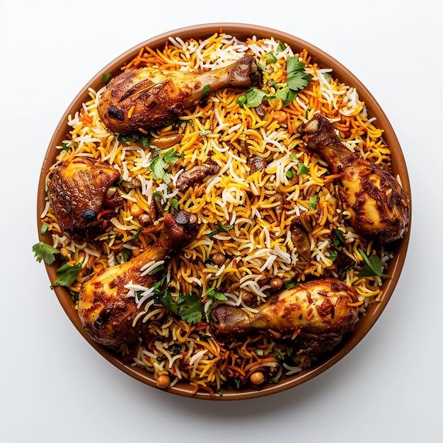 a plate of food containing rice and vegetables