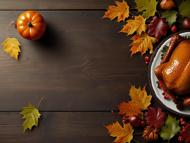 Photo a plate of food that has the word pumpkin on it