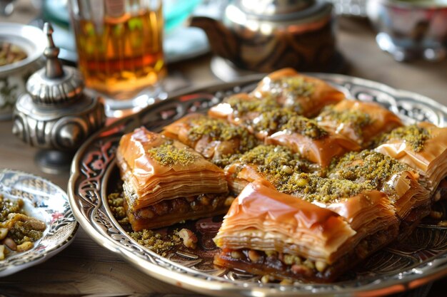 Photo a plate of food with a glass of beer next to it