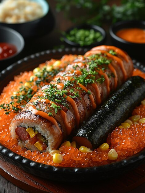 a plate of food with meat and vegetables on it