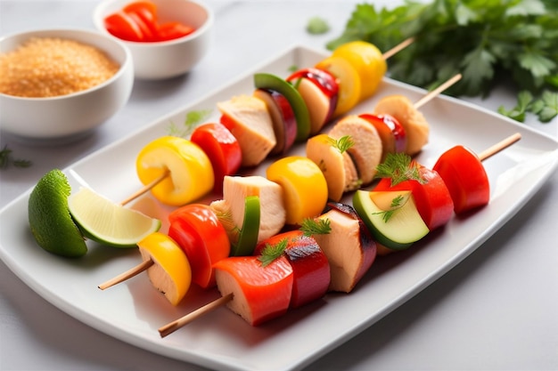 A plate of food with a variety of vegetables on it